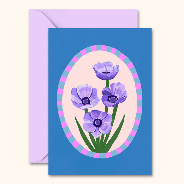 Anemone Greetings Card