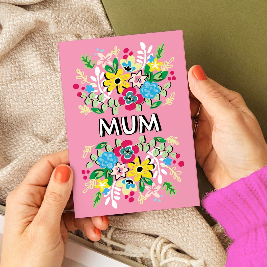 Mother's Day Floral Illustrated Card