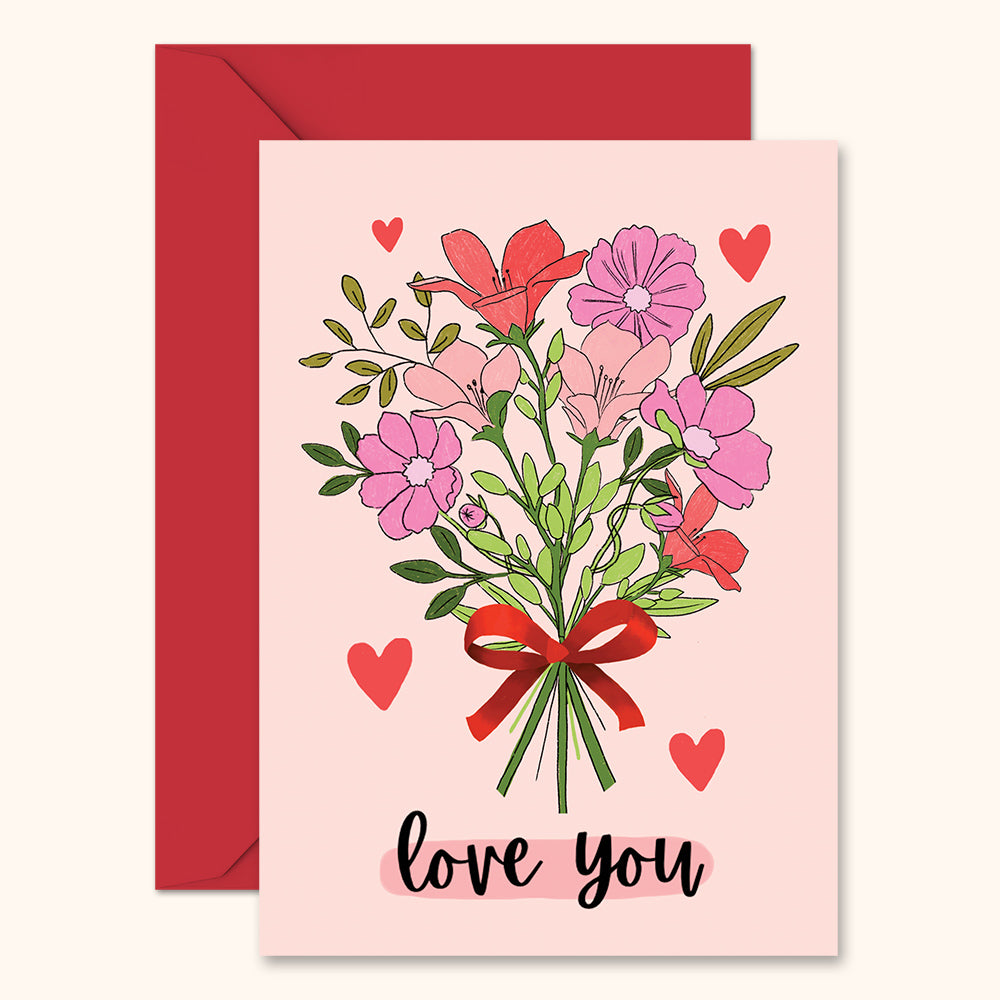 Anniversary Card - Flower Bunch