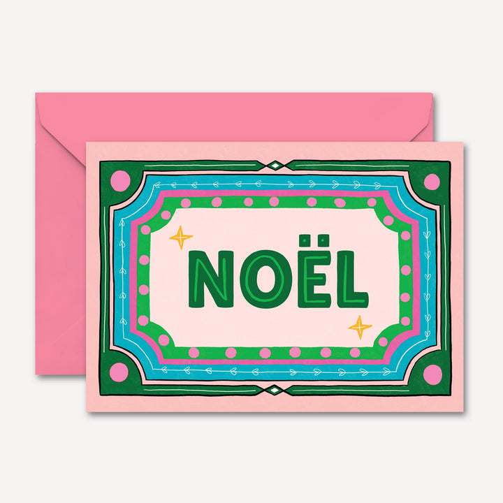 Retro Noel Christmas Card | Wholesale