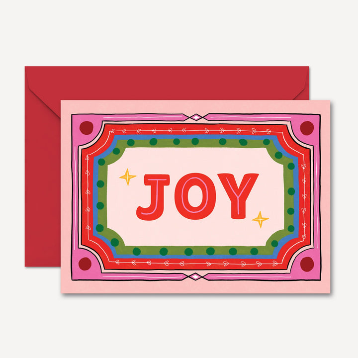 Retro Joy Christmas Card | Wholesale