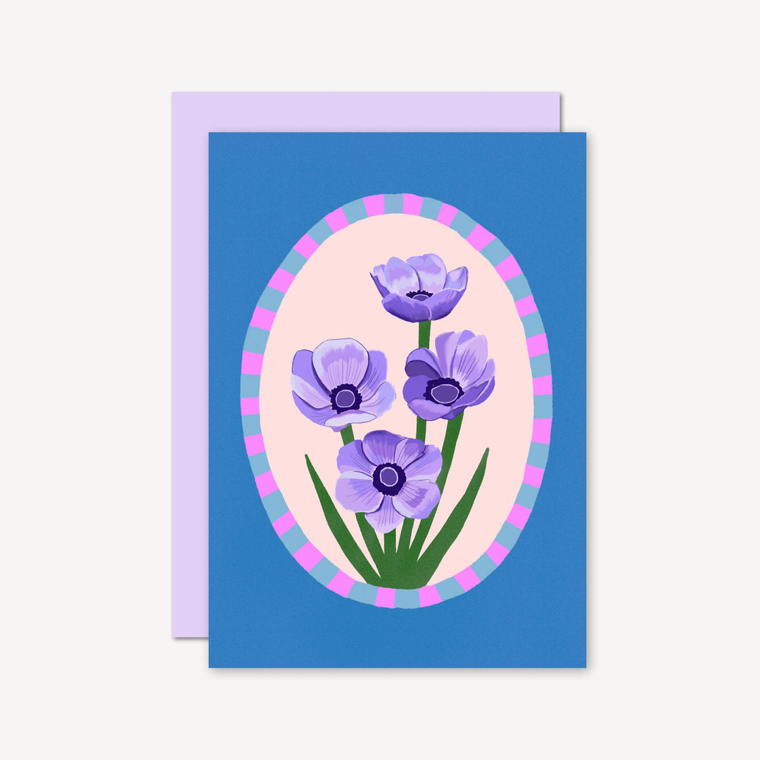 Anemone Greetings Card