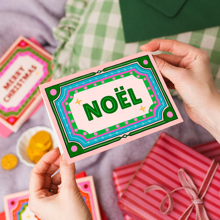 Retro Noel Christmas Card | Wholesale