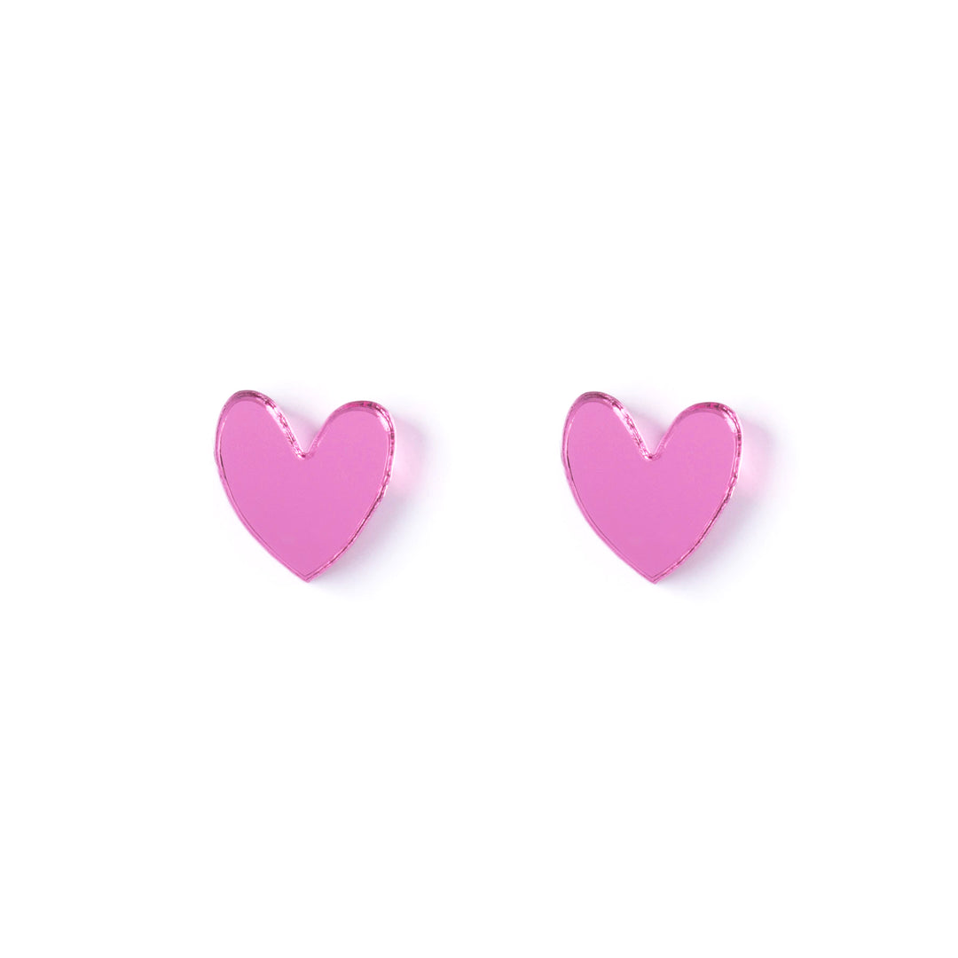 Hearts Stud Earrings | Multiple Colours