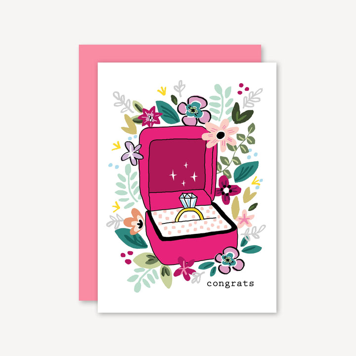 Ring Box Engagement Card